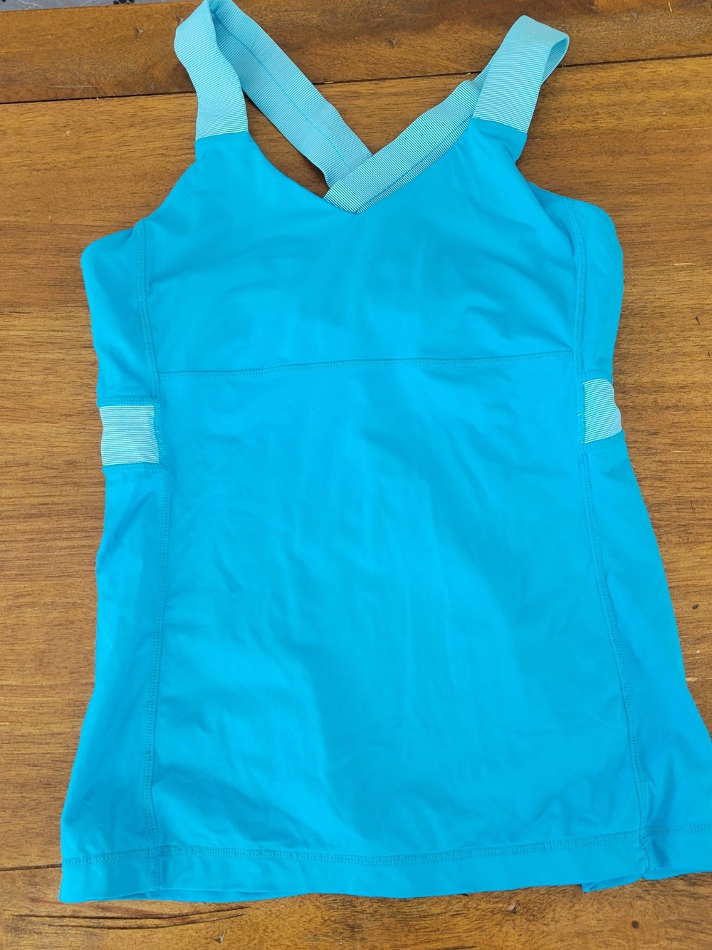 Blue Lululemon Athletic Tank Top